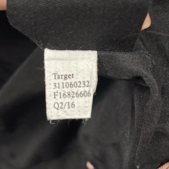 Who What Wear Womens M Jacket Black‎ Fall Floral Zipper w/ Pockets Cinch Waist - Picture 6 of 11